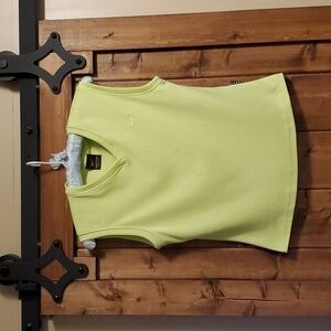 Nike Neon Green Sleeveless Tank Top Girls size M (8-10)